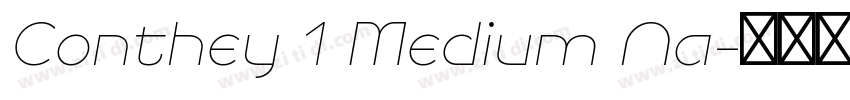 Conthey 1 Medium Na字体转换